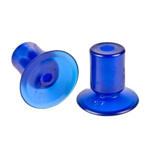 Blue Vinyl Vacuum Cup 1.47H x 1.64W x .38B Style C