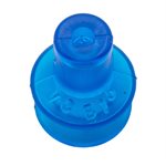 Blue Vinyl Vacuum Cup .81H x .61W x .14B Style K