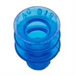 Blue Vinyl Vacuum Cup .94H x .72W x .20B Style K