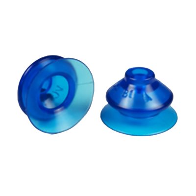 Blue Vinyl Vacuum Cup .91H x 1.38W x .28B Style K