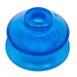 Blue Vinyl Vacuum Cup .84H x 1.2W x .27B Style K