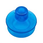 Blue Vinyl Vacuum Cup .75H x .84W x .19B Style K