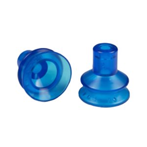 Blue Vinyl Vacuum Cup .81H x 0.8W x .16B Style K