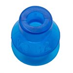 Blue Vinyl Vacuum Cup .74H x .75W x .26B Style K