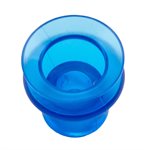 Blue Vinyl Vacuum Cup .74H x .75W x .26B Style K