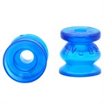 Blue Vinyl Vacuum Cup .51H x .51W x .15B Style I