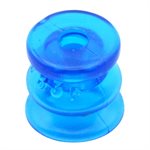 Blue Vinyl Vacuum Cup .51H x .51W x .15B Style I