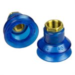 Blue Vinyl Vacuum Cup 1.53H x 1.65W x 3/8 NPT Style J