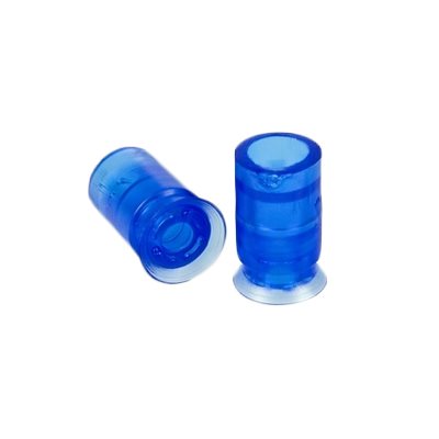 Blue Vinyl Vacuum Cup .46H x .3W x .18B Style C