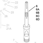 Spindle, Collet Style 3" Capacity, Lawson (B7950)